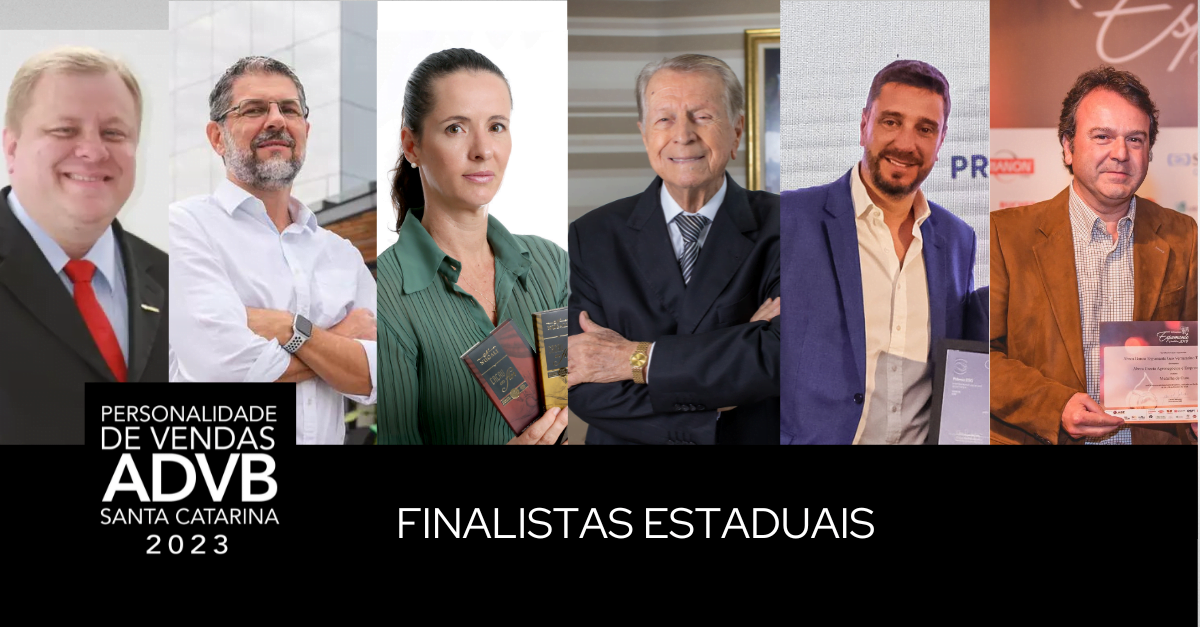 Personalidade de Vendas 2023 – Conheça os empresários finalistas da premiação da ADVB/SC