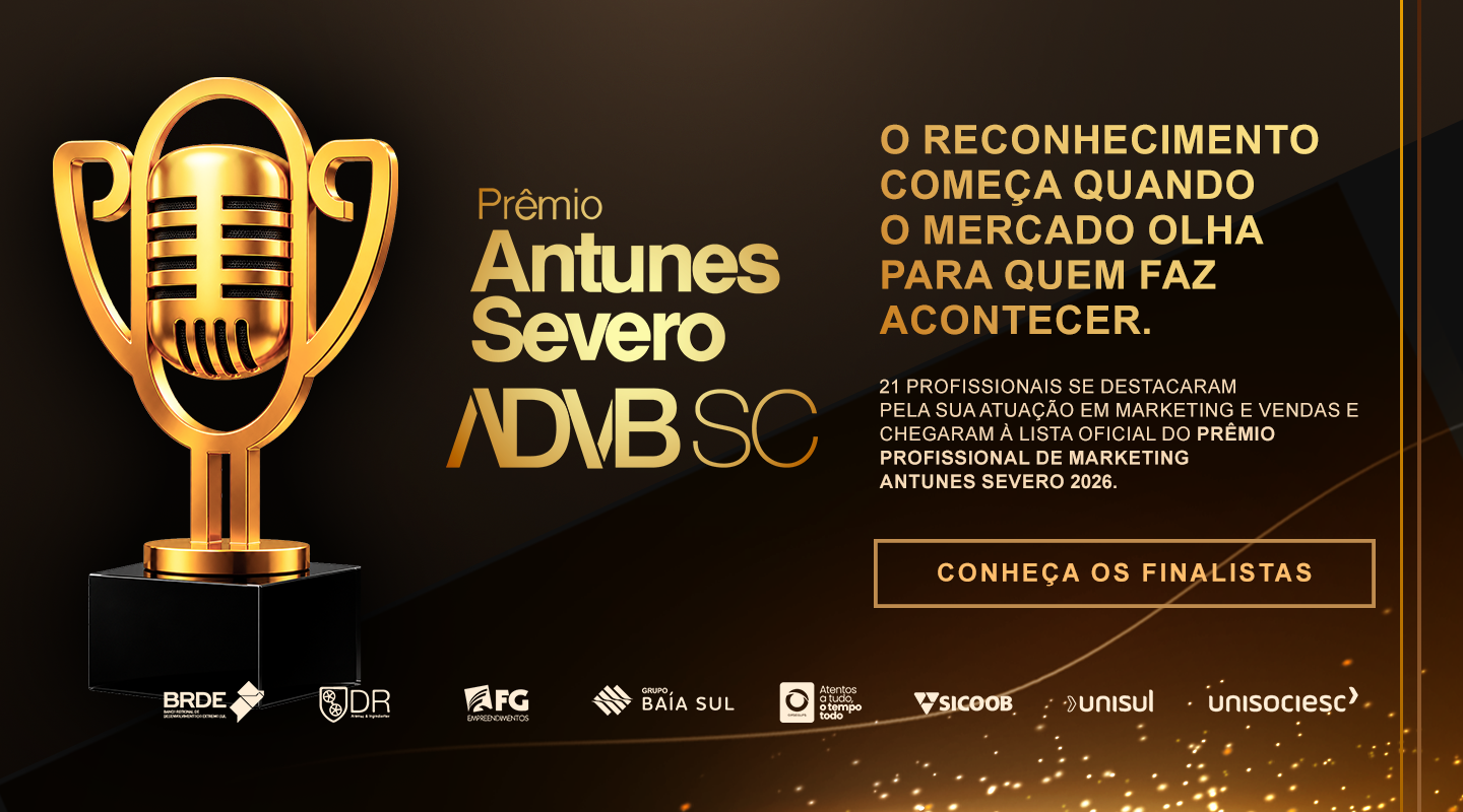 ADVB/SC anuncia finalistas que concorrem ao Prêmio Antunes Severo 2026